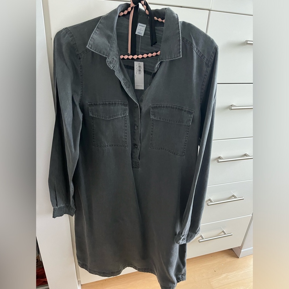 Black Jean dress NWT small